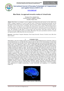Blue Brain - IASIR-International Association of Scientific Innovation