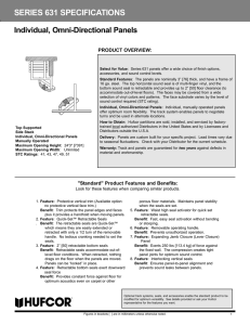 series 631 specifications