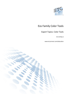 Eos Family Color Tools