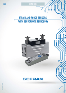 strain and force sensors with sensormate tecnology