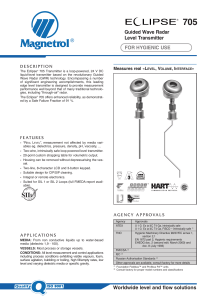 Eclipse® 705 - Magnetrol International