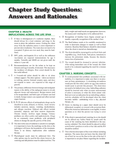 Chapter Study Questions: Answers and Rationales