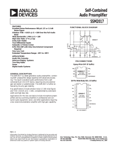 SSM2017 datasheet