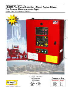 HD5000 Fire Pump Controller - Diesel Engine Driven Fire Pumps