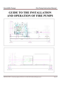 Fire Pump Operation Manual