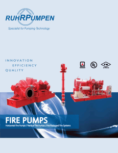 fire pumps - Ruhrpumpen