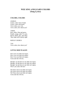 WEE SING AND LEARN COLORS (Song Lyrics)
