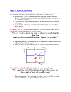 Note-A-Rific: Kirchhoff