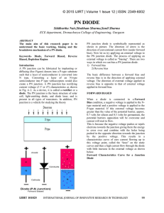 pn diode - IJIRT.org