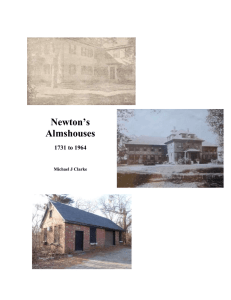 Newton`s Almshouses - Newton Conservators