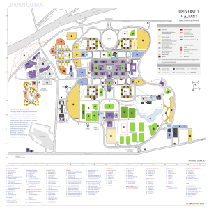 UAlbany Campus Map front
