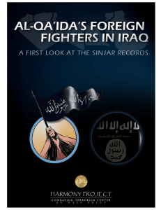 Al-Qa`ida`s Foreign Fighters in Iraq