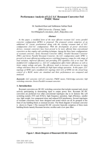 Performance Analysis of LLC-LC Resonant Converter Fed