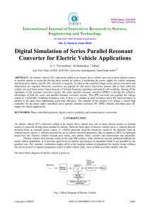 Digital Simulation of Series Parallel Resonant Converter