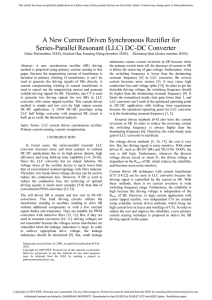 A New Current Driven Synchronous Rectifier for Series