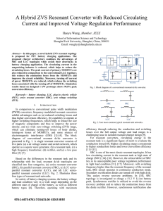 A Hybrid ZVS Resonant Converter with Reduced Circulating