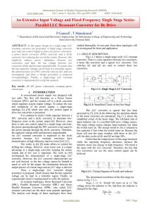 An Extensive Input Voltage and Fixed-Frequency Single Stage