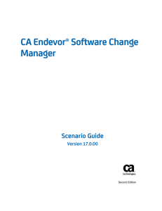 CA Endevor Software Change Manager