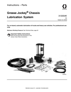 312054K - Grease Jockey Chassis Lubrication, Instructions