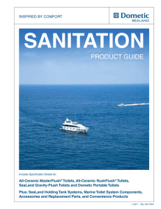 SeaLand Marine Toilet Systems Product Guide