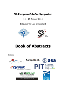 here - European CubeSat Symposium