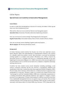 International Journal of Innovation Management (IJIM) Call for