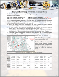 Impaired Driving: Problem Identification