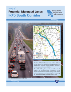 Study of Potential Managed Lanes on the I