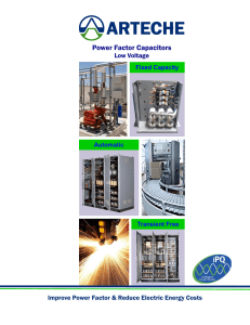 Power Factor Capacitors