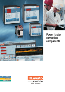 Power factor correction components