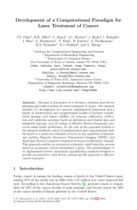 Development of a Computational Paradigm