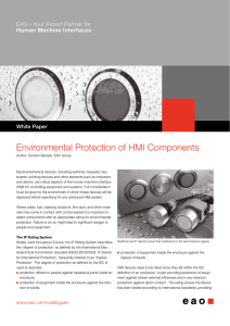Environmental Protection of HMI Components
