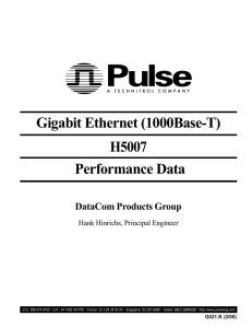 Gigabit Ethernet (1000Base-T) H5007