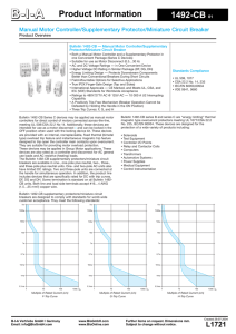 USA / Canada / Europe - Manual Motor Controllers