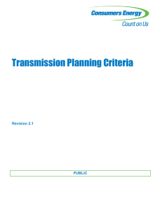 Transmission Planning Criteria