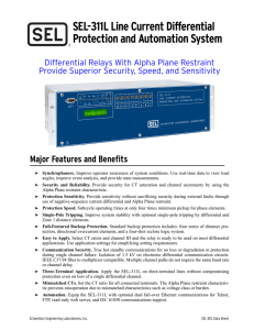 SEL-311L Data Sheet