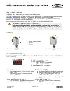 Q4X Analog Quick Start Guide