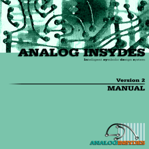 1.1 Welcome to Analog Insydes