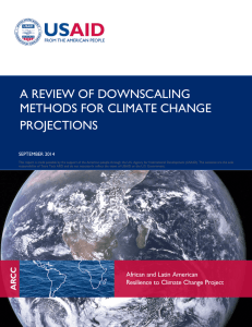 a review of downscaling methods for climate change projections