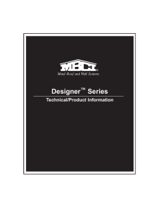 Designer Series™ Manual