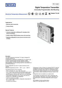 Digital Temperature Transmitter