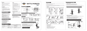 Battle Robot Manual