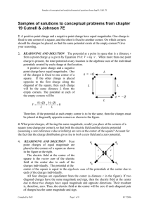 Sample problems Chap 19 Cutnell