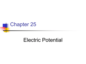 Electric potential lecture notes