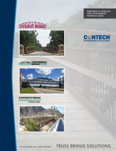 truss bridge solutions - Contech Engineered Solutions