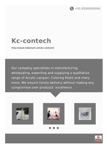 Kc-contech - IndiaMART