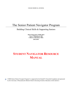 The Senior Patient Navigator Program