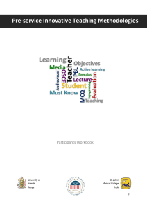 Participant Workbook - University of Nairobi