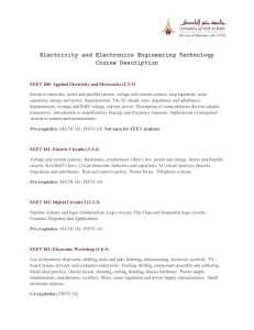 Electricity and Electronics Engineering Technology Course