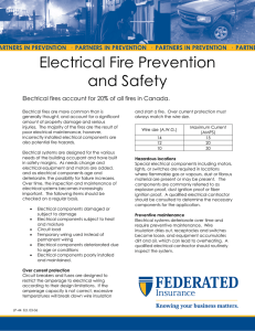 Electrical Fire Prevention and Safety